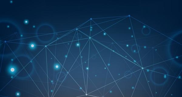 3d abstract background dots connection decoration polygon draft