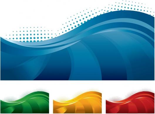 Abstract banners