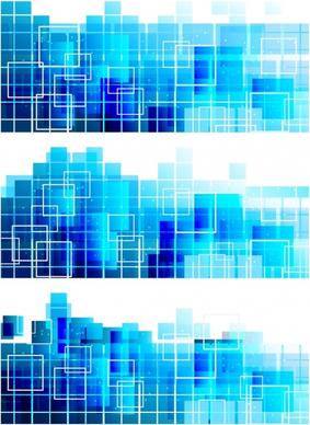 Abstract banners