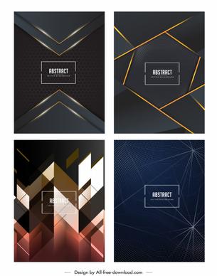 abstract technology background elegant dark illusion effect