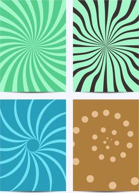 abstraction background templates twisted lines spots decoration