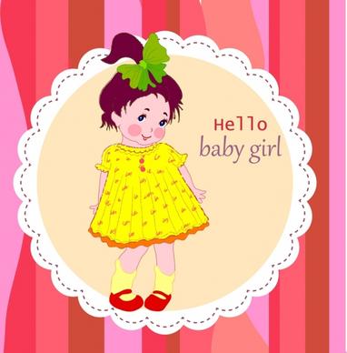 baby birthday celebration background cute girl ornament