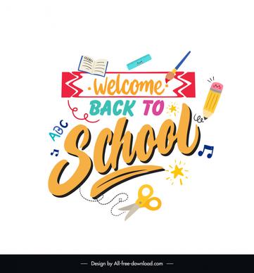 back to school quotes design elements dynamic education tools elements