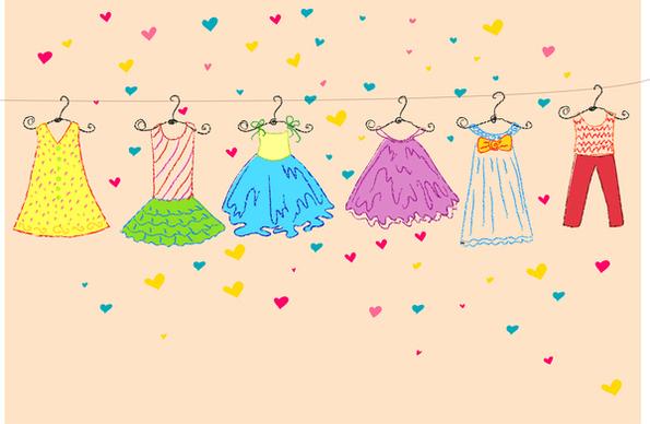 child clothes hang