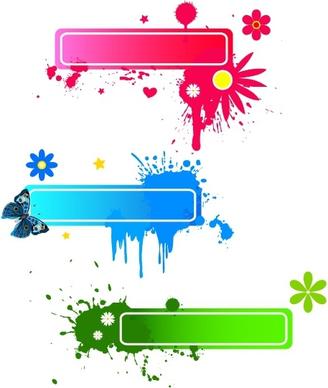 Colored frames