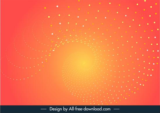 decorative abstract background dynamic twisted spots modern design
