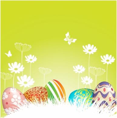 Easter Eggs background