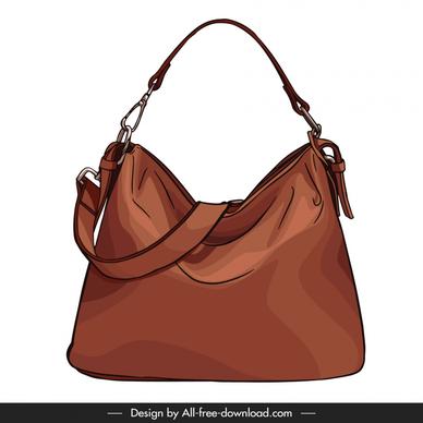 female fashion handbag template elegant luxury classic
