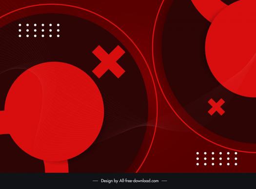 geometric abstract background template flat dark 