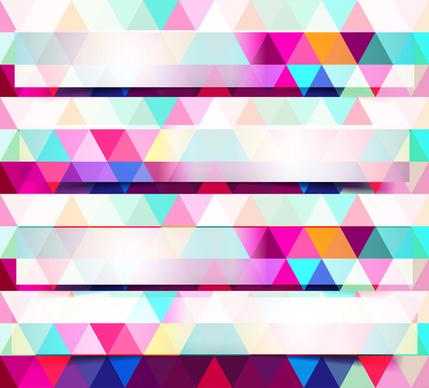 geometric colorful seamless pattern texture design vector background