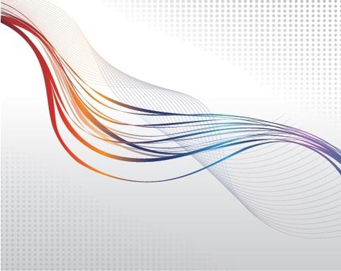 Graphic Wave Background 