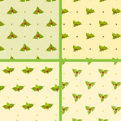 green leaf pattern