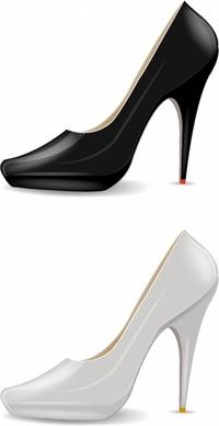 High heel shoes