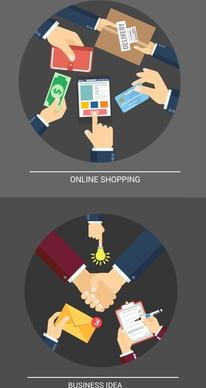 online earning ideas isolation with dealing hands