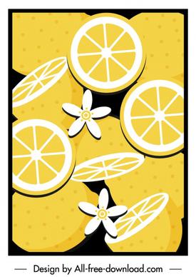 orange pattern template colored retro design