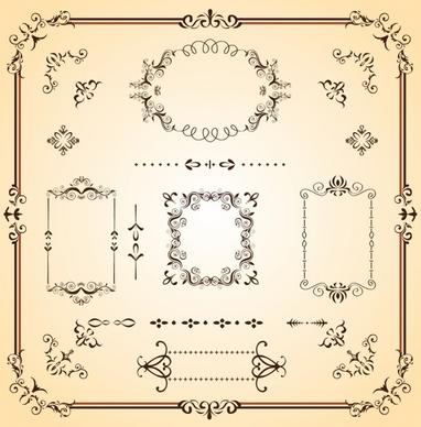 Ornate Borders and Scrolls