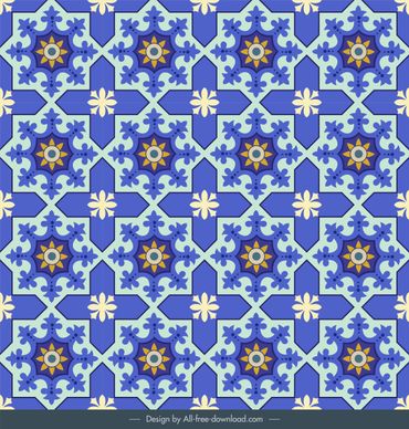 pattern template classical symmetrical repeating flat sketch