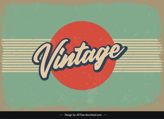 vintage background template circle stripes decor