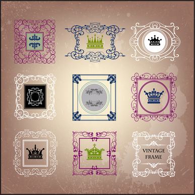 vintage frame collection