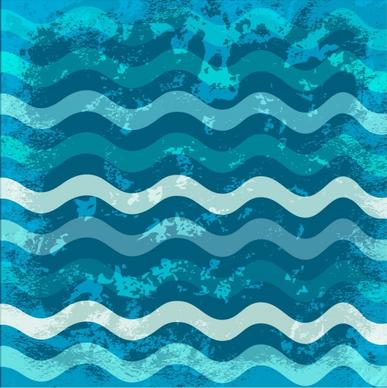 water background grungy blue curves design